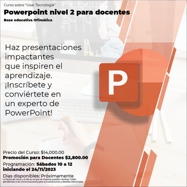 Powerpoint nivel 2 para docentes
